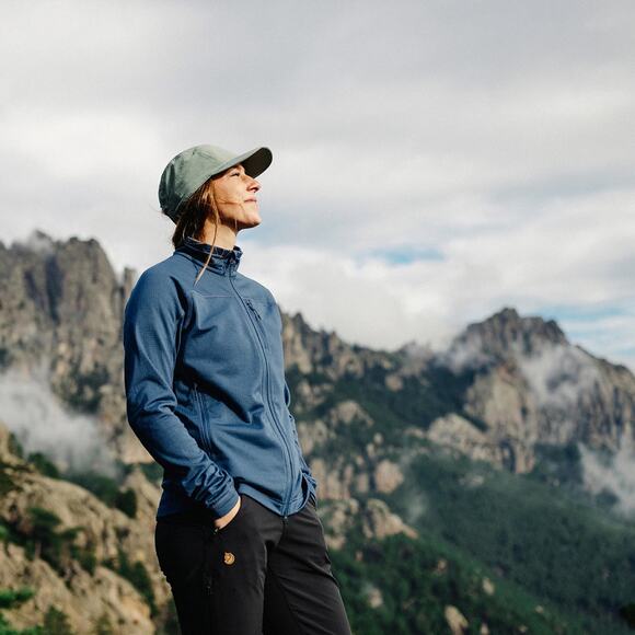 FALL Fjall Raven Women’s Abisko Lite Fleece Jacket in Dark Navy, size S, NWT - Picture 1 of 14